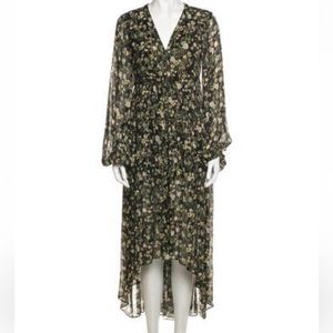 Rococo Sand Floral Print High Low Dress